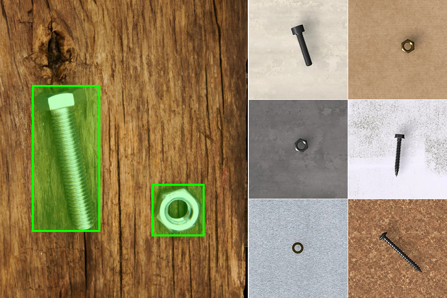Screws, Nuts, Bolts and Washers dataset images Screws, Nuts, Bolts and Washers dataset images